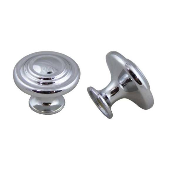 K-971.PC 1-3/8" Spherical Knob Polished Chrome